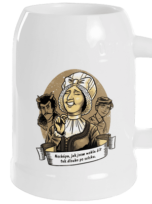 B14: Dorota Máchalová půllitr White