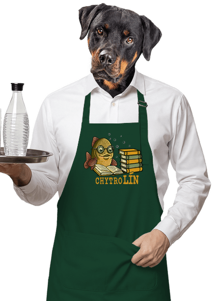 Chytrolín zástěra Bottle Green