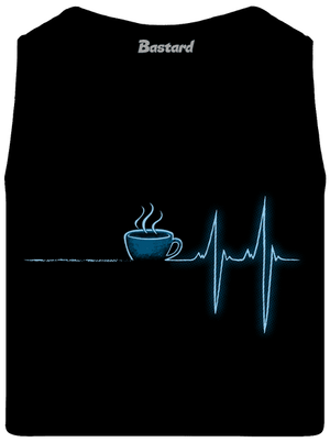 Coffee help pánské tílko Black