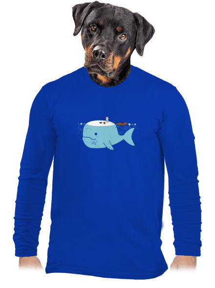 Rybaření  pánské dlouhý rukáv Royal Blue