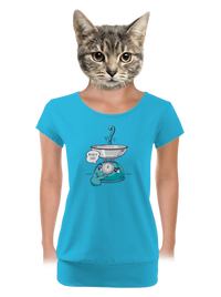 dámské tričko s lemem