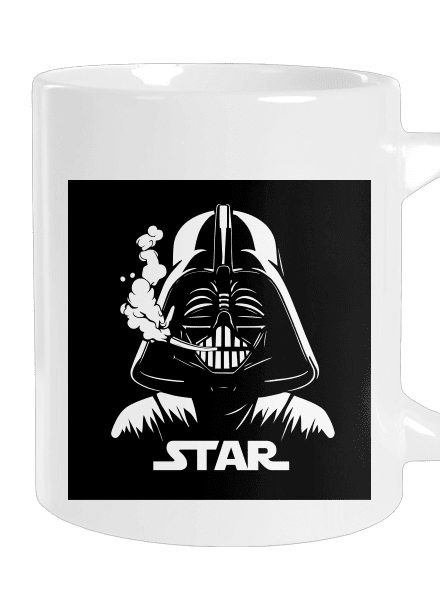 Darth Star velký hrnek White