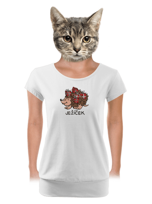 dámské tričko s lemem