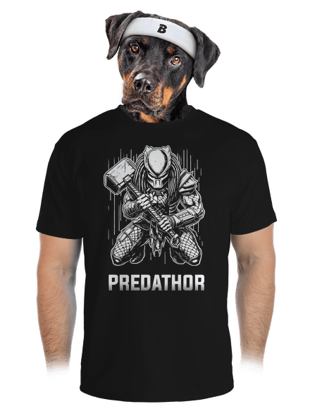 PredaThor a kladívko pánské sportovní tričko Black
