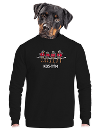 unisex mikina bez kapuce