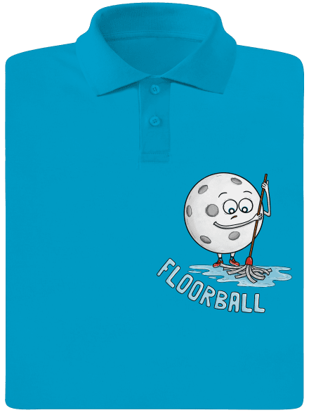 Floorball pánská polokošile Blue Atol