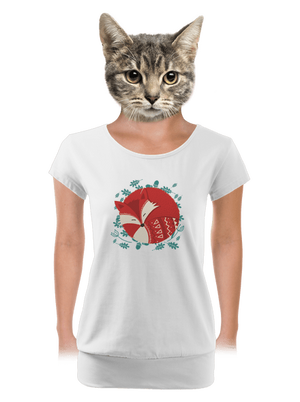 dámské tričko s lemem