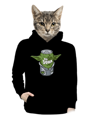 Mr. Soda dámská mikina klokanka Black