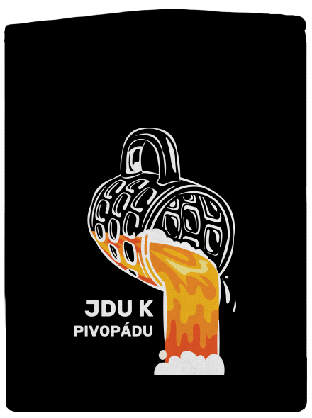Pivopád dámská mikina na zip Black