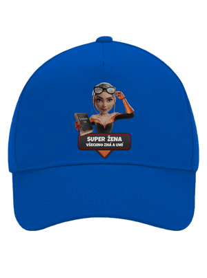 Super máma kšiltovka baseballka Bright Royal