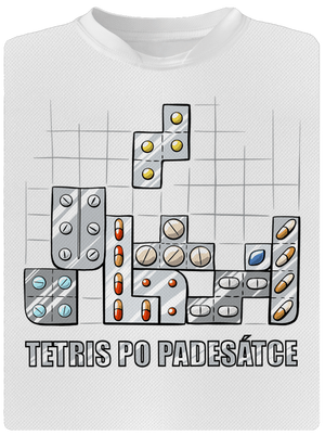 Tetris po padesátce  dětské sportovní tričko White
