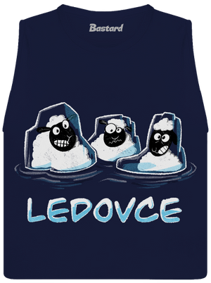 Ledovce dámské tílko volné Navy