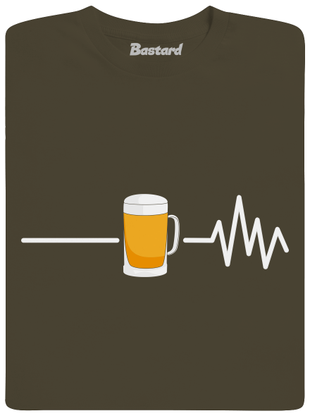 Beer help pánské tričko Urban Khaki