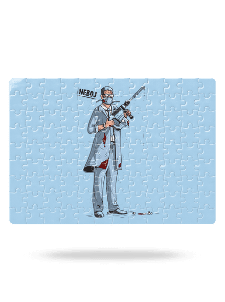 Zubař puzzle White