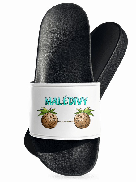 Malédivy pantofle White