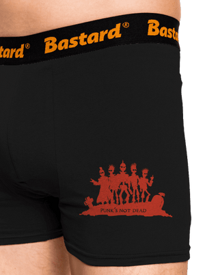 Punks Not Dead boxerky Black