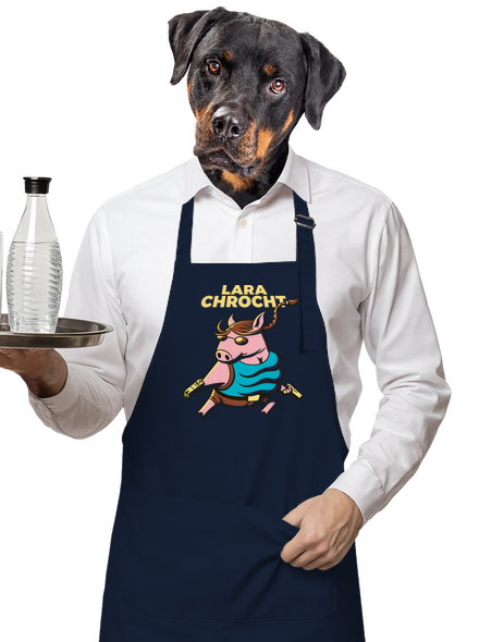 Lara Chrocht zástěra Navy