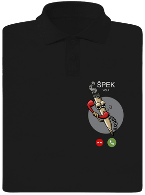 Špek volá pánská polokošile Black