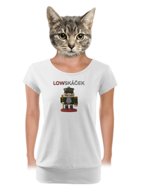 dámské tričko s lemem