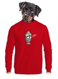 unisex mikina bez kapuce
