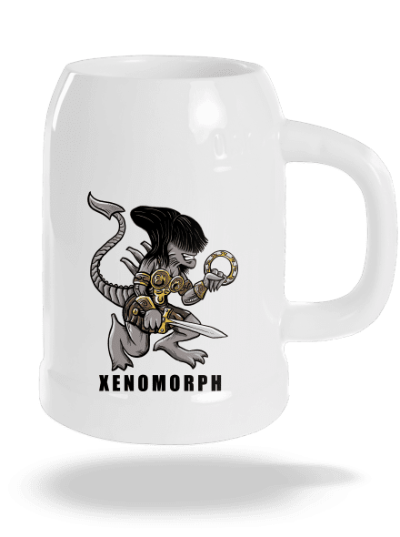 Xenomorph půllitr White