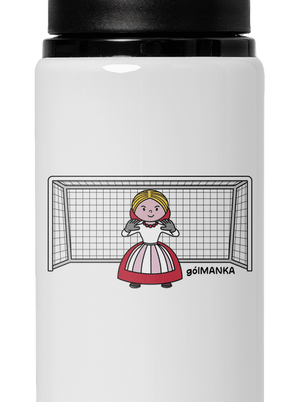 Gólmanka lahev na vodu White