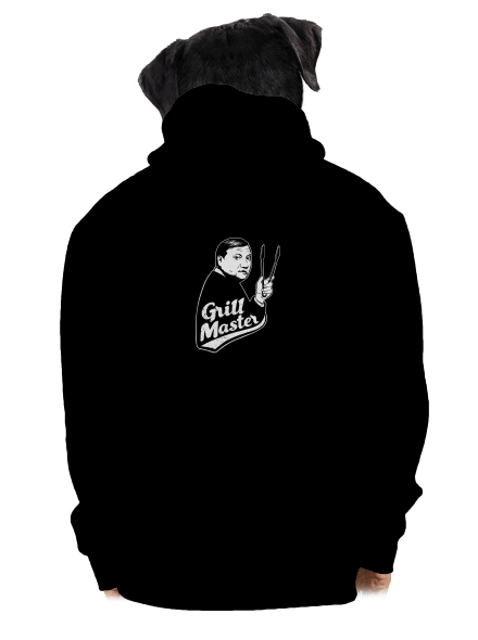 Grill master pánská mikina na zip Black