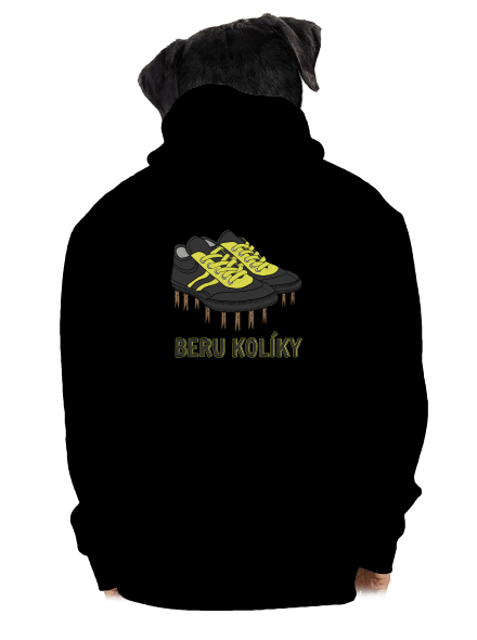 Beru kolíky pánská mikina na zip Black