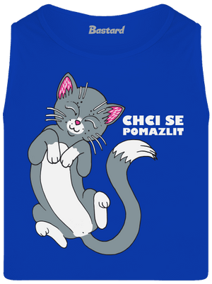 Chci se pomazlit pánské tílko Royal Blue