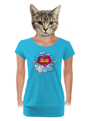 dámské tričko s lemem