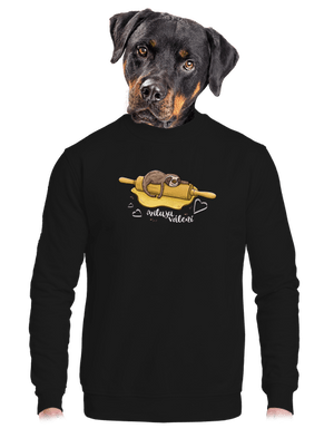 Miluju válení unisex mikina bez kapuce Black