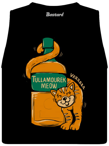 Tullamourek dámské tílko volné Black