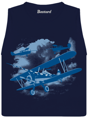 Rytíři nebes dámské tílko volné Navy