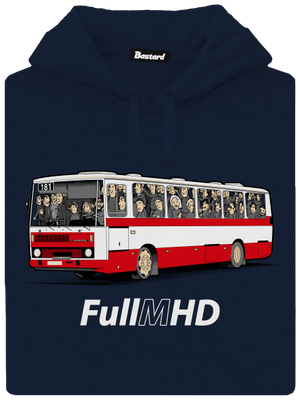 Full MHD pánská mikina klokanka Navy