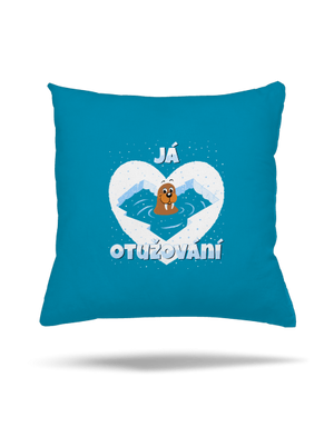 Miluju otužování polštář Blue Turquoise