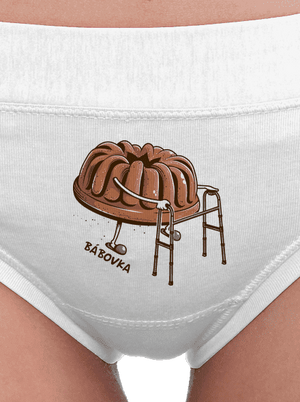 Bábovka dámské kalhotky White