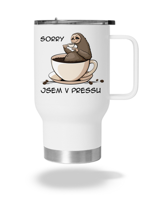 V pressu termohrnek White