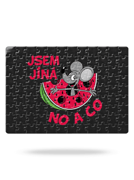 Jsem jiná puzzle White