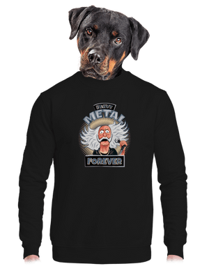 unisex mikina bez kapuce