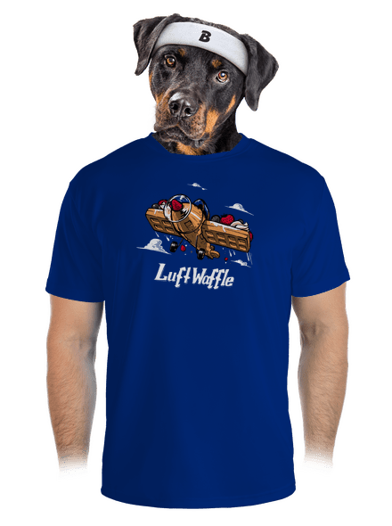 Luftwaffle pánské sportovní tričko Royal Blue Mal