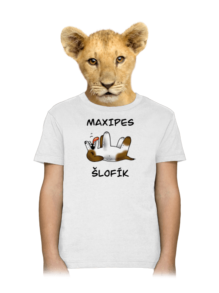 Maxipes Šlofík dětské tričko White