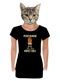 dámské tričko s lemem