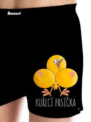 Kuřecí prsíčka pánské trenky Black