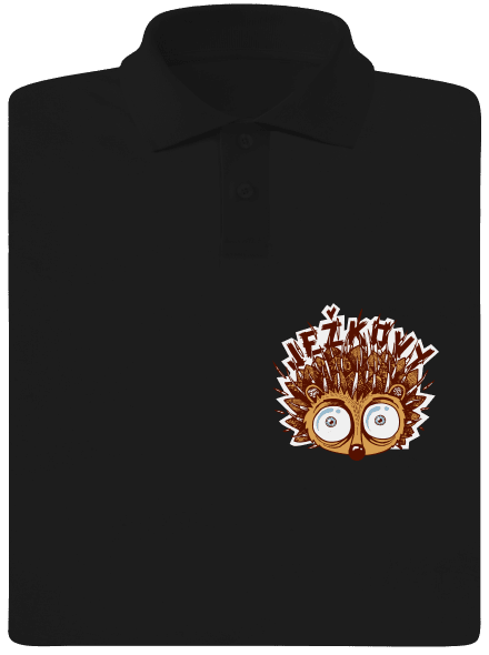 Ježkovy voči pánská polokošile Black