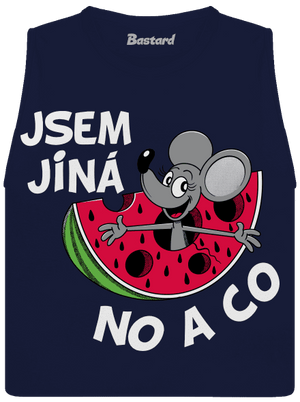 Jsem jiná dámské tílko volné Navy