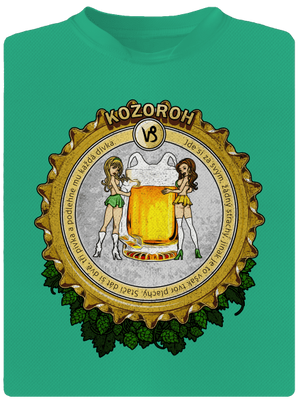 Pivní horoskop: Kozoroh pánské sportovní tričko Mint Mal