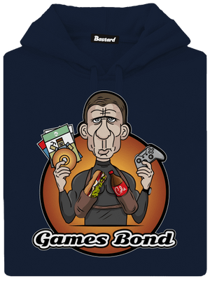 Games Bond pánská mikina klokanka Navy