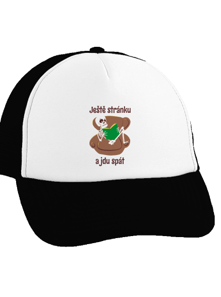 Ještě stránku kšiltovka truckerka Black cap