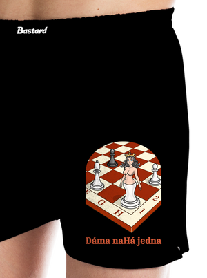 Dáma nahá jedna pánské trenky Black