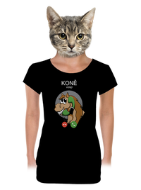 dámské tričko s lemem